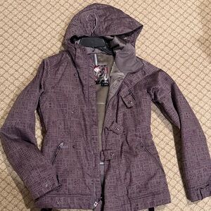 Burton Women's Textured Purple Ski Jacket